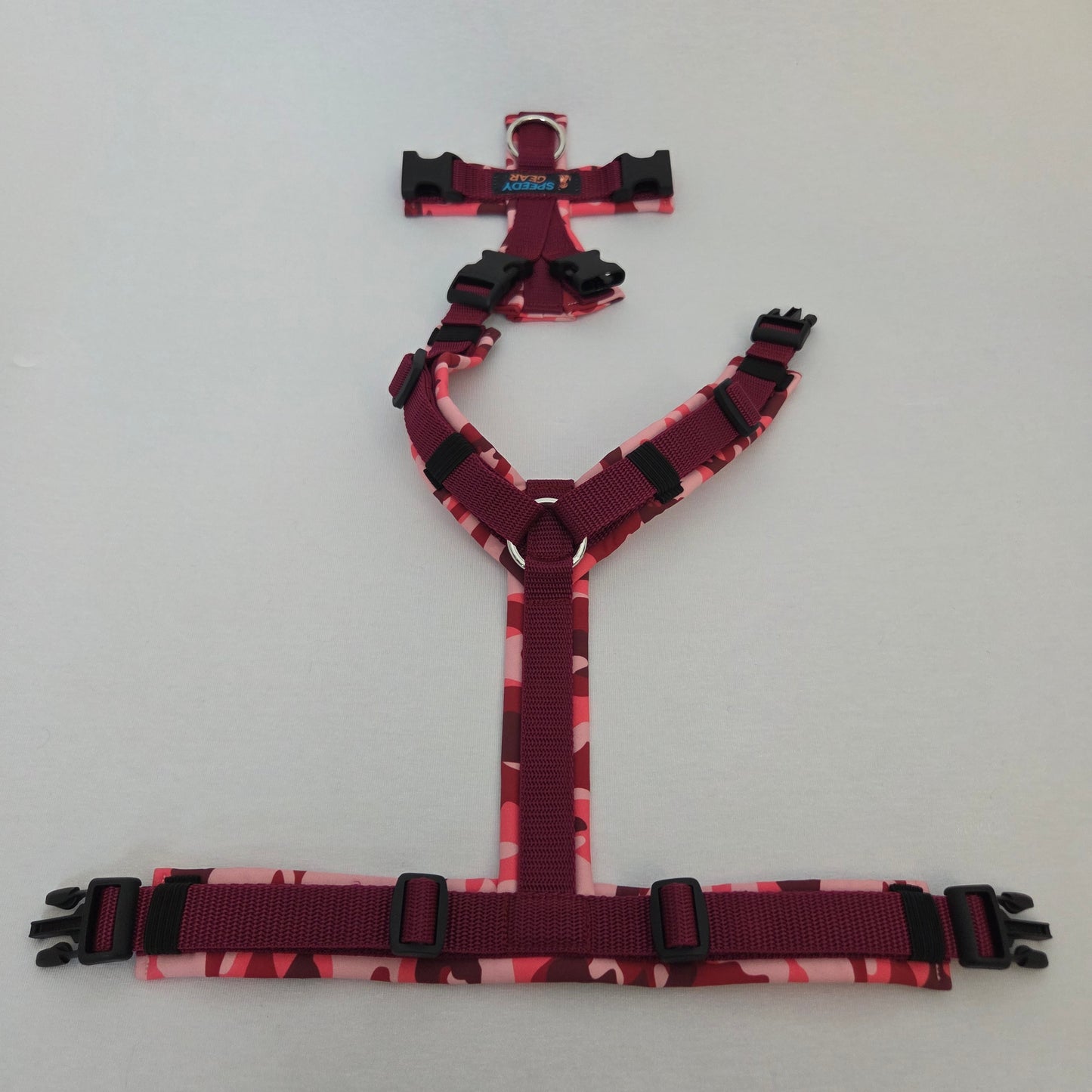 Geschirr "Camouflage rosa" (Größe XS) SMART