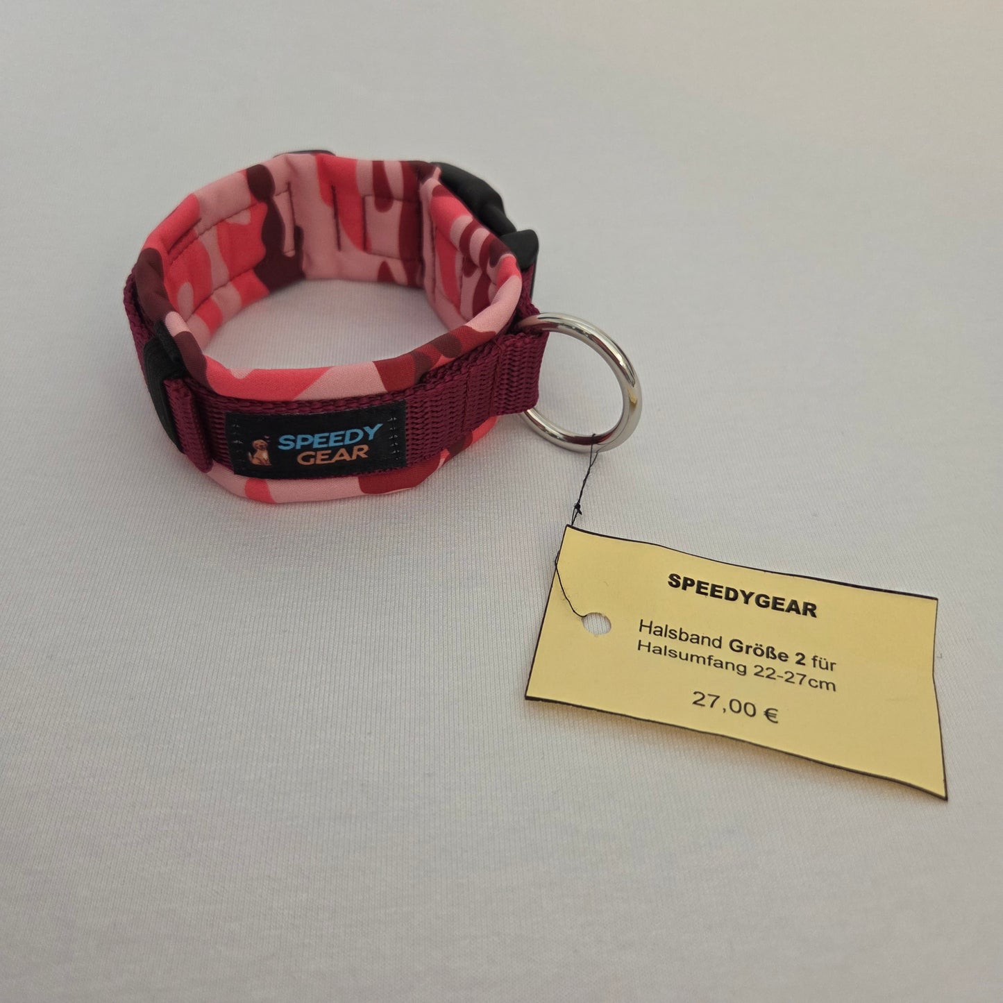 Halsband "Camouflage rosa"