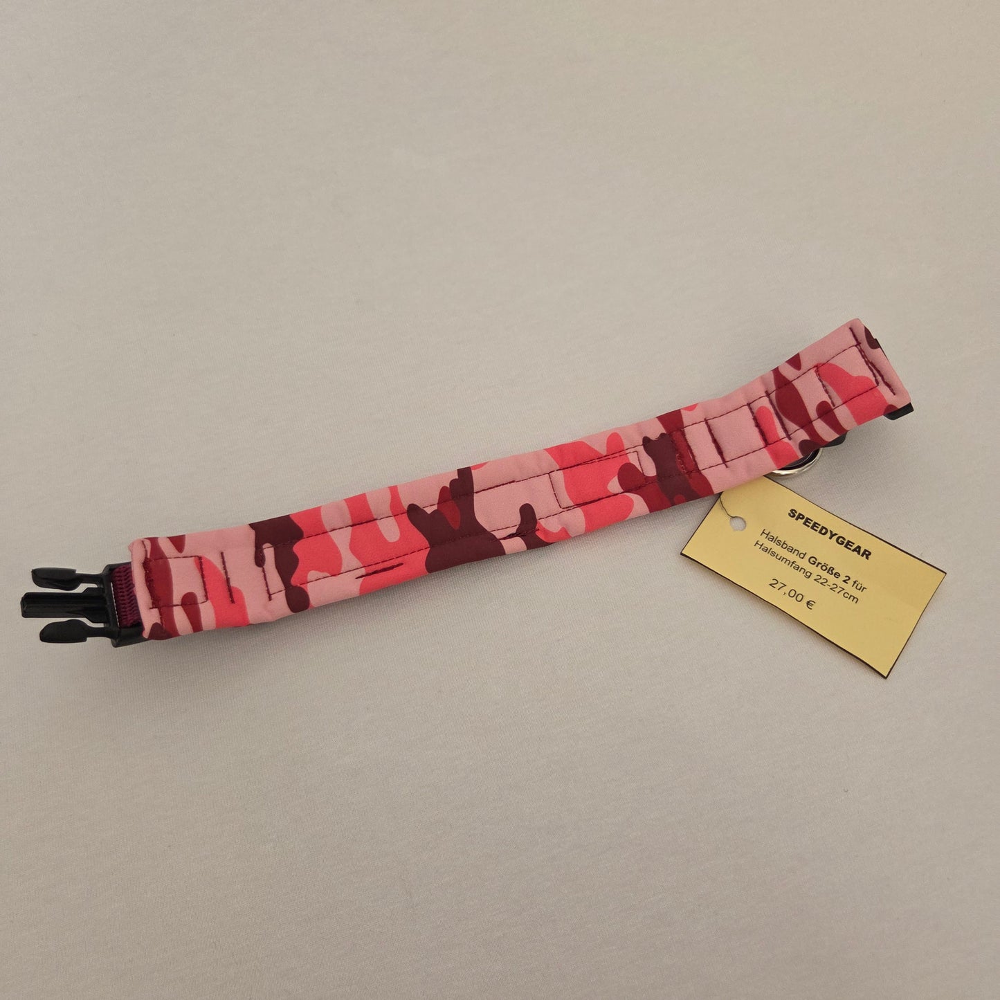 Halsband "Camouflage rosa"