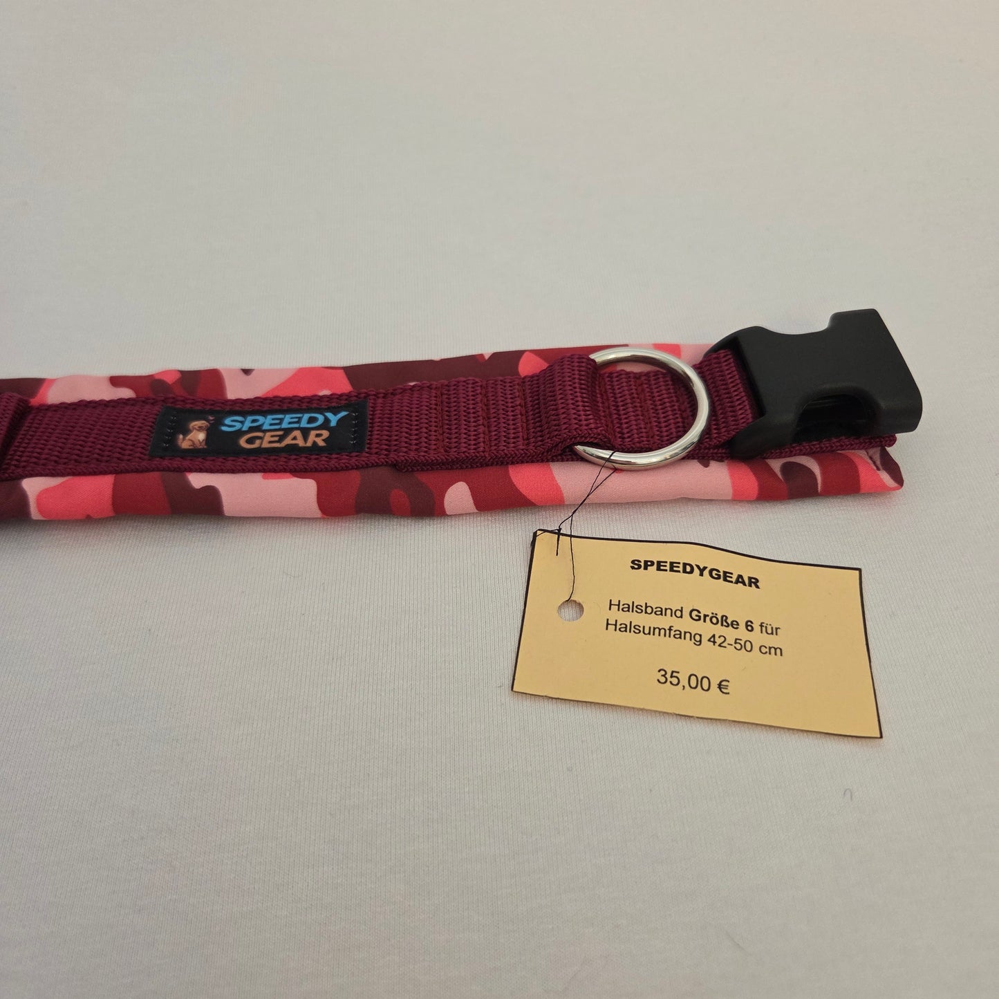 Halsband "Camouflage rosa"