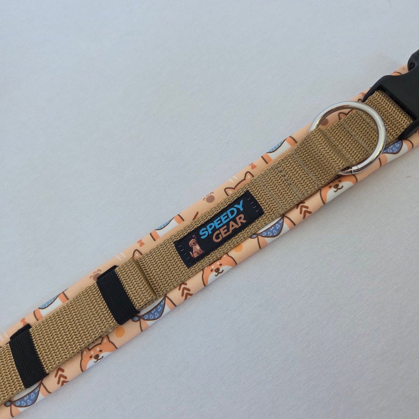 Halsband "Shiba Inu 1 - Pastelorange" (Wunsch-Konfiguration)