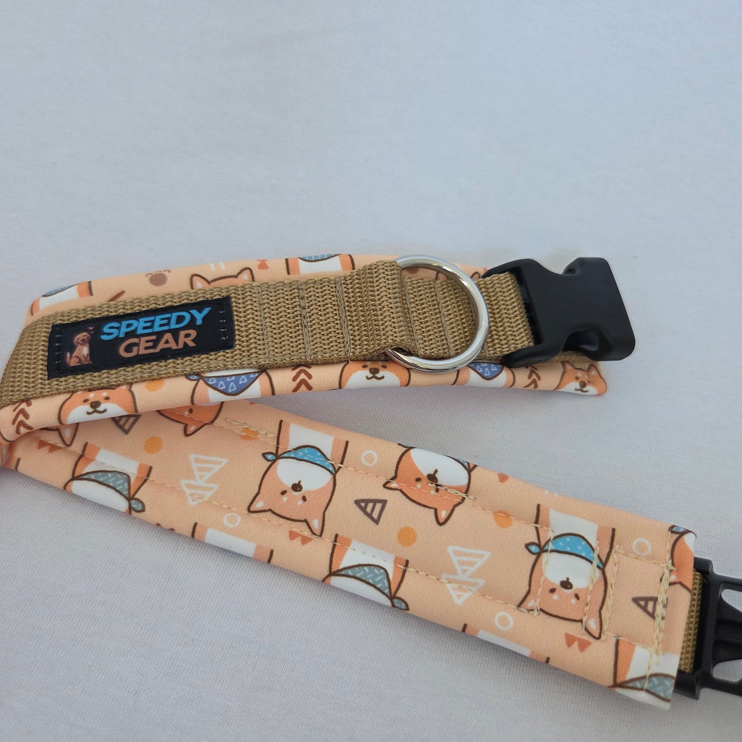 Halsband "Shiba Inu 1 - Pastelorange" (Wunsch-Konfiguration)