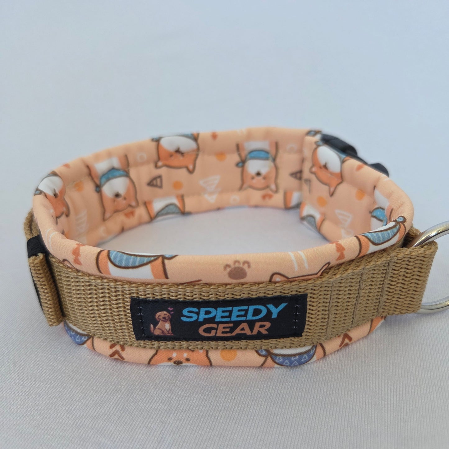 Halsband "Shiba Inu 1 - Pastelorange" (Wunsch-Konfiguration)