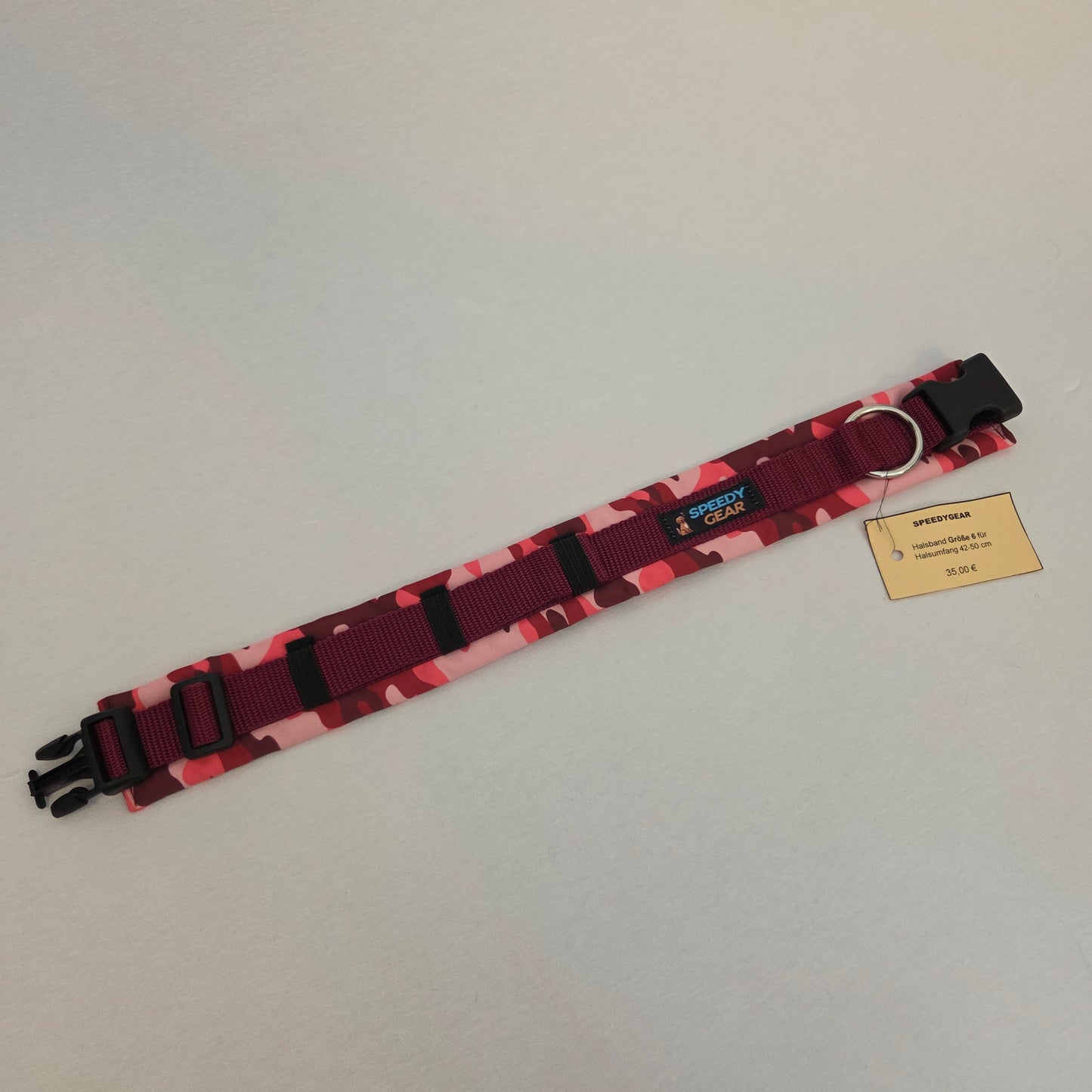 Halsband "Camouflage rosa"